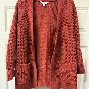 Time and Tru Women's Rust color Cardigan